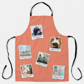 Aangepaste reeks 6 Foto Aangepast collage Schort (Voorkant)