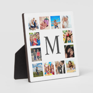 Aangepaste reeks foto's Collage Persoonlijk Wit Fotoplaat
