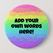 Aangepaste regenboog Button (Voorkant)