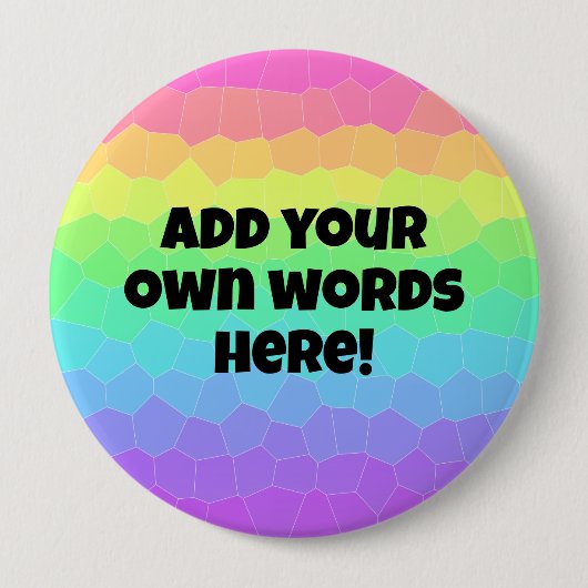 Aangepaste regenboog Button (Voorkant)