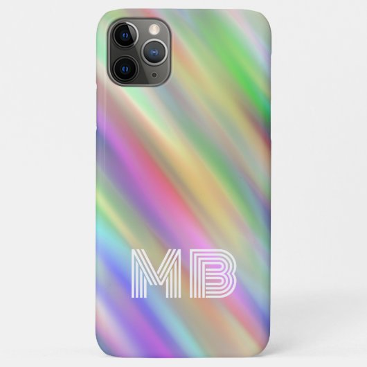Aangepaste regenboog kleuren gestreepte stropdas k Case-Mate iPhone case (Achterkant)
