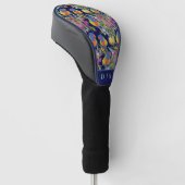 Aangepaste Regenboog Lori Golfheadcover (Schuin)