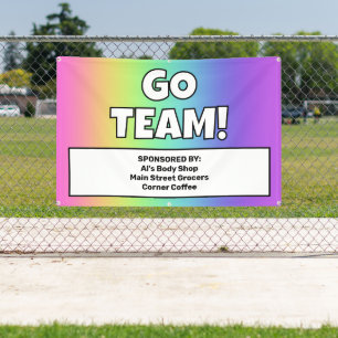 Aangepaste Regenboog Team Banner