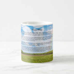 Aangepaste regenboogbrug Mok, MALE hond Koffiemok