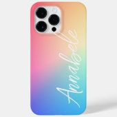 Aangepaste regenbooggradiënt Case-Mate iPhone case (Achterkant)