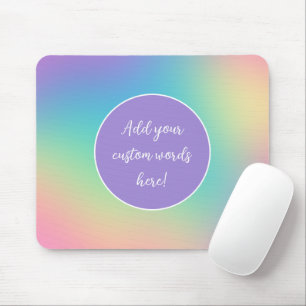 Aangepaste regenbooggradiënt muismat