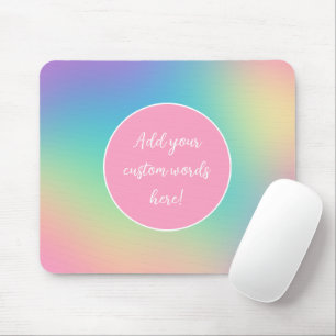 Aangepaste regenbooggradiënt muismat