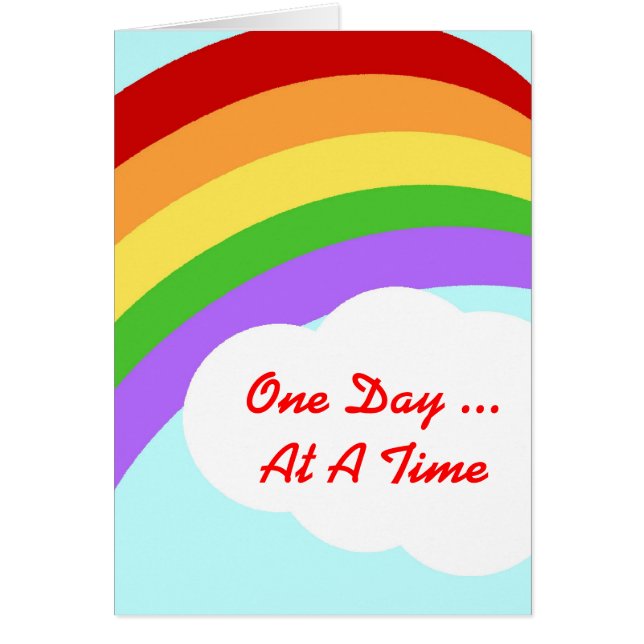 Aangepaste regenboogKaart (Voorkant)