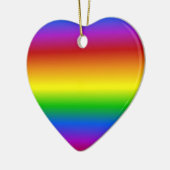 aangepaste regenboogkleuren keramisch ornament (Links)