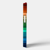 Aangepaste regenbooglintstripe robuuste iPhone 6 h Case-Mate iPhone Case (Achterkant / Rechts)