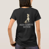 Aangepaste reinigingsservice - Bewaring Gold Glitt T-shirt (Achterkant)