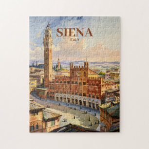Aangepaste reis naar Siena Italië Oudheid Piazza d Legpuzzel