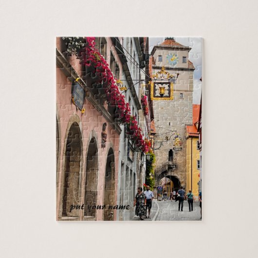 Aangepaste reis Puzzel van Duitsland (Verticaal)