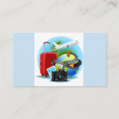 Aangepaste reisbureau cruiseschepen visitekaartje (Achterkant)