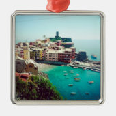 Aangepaste reisfoto Keepsake Metalen Ornament (Voorkant)