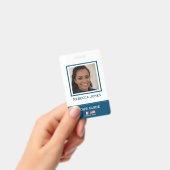 Aangepaste reisgids met foto-naam taalkaart badge (Handheld)