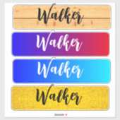 Aangepaste Reisnaam, Koele Unieke Koffer Stickers (Vel)