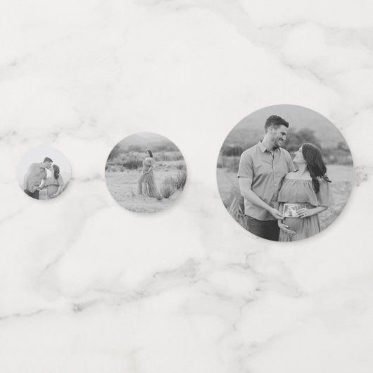 Aangepaste Reizen Baby shower Kaart Confetti (Achterkanten)