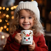 Aangepaste rendier kerst Mok | Mok van het rendier