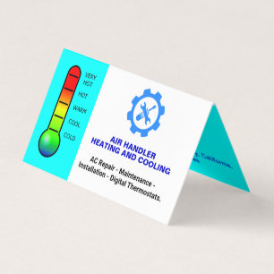 Aangepaste reparatieservice, Verwarming en Koeling Visitekaartjes