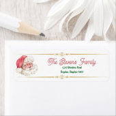 Aangepaste retouradres Label Santa Clause (Insitu)