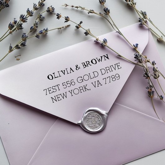 Aangepaste retouradres-stempel | Persoonlijk Zelfinktende Stempel