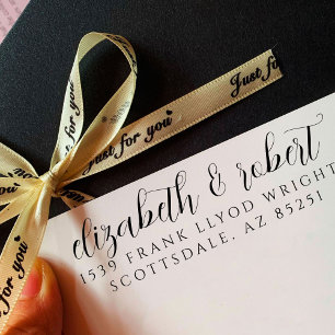 Aangepaste retournering Stempel voor bruiloft uitn