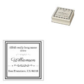 Aangepaste retourpostzegel 	rubberstempel (Gestempeld)