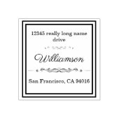 Aangepaste retourpostzegel 	rubberstempel (Afrduk)