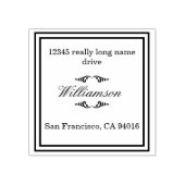 Aangepaste retourpostzegel 	rubberstempel (Afrduk)