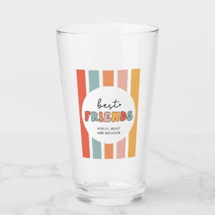 Aangepaste Retro Beste Vrienden BFFs Schattigee Be Glas
