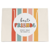 Aangepaste Retro Beste Vrienden BFFs Schattigee Be Groot Cadeauzakje (Voorkant)