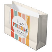 Aangepaste Retro Beste Vrienden BFFs Schattigee Be Groot Cadeauzakje (Voorkant Gekanteld)