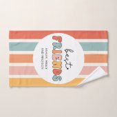 Aangepaste Retro Beste Vrienden BFFs Schattigee Be Handdoek (Handdoek)