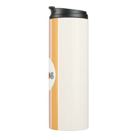 Aangepaste Retro Beste Vrienden BFFs Schattigee Be Thermosbeker (Geroteerd rechts)