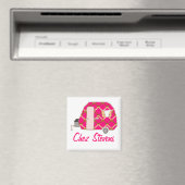 Aangepaste Retro  caravan Design Magnets Magneet (Insitu (Vaatwasser))