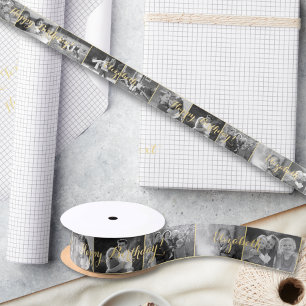 Aangepaste Retro Coole Trendy Verjaardag Foto Cade Lint