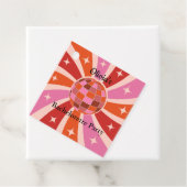 Aangepaste Retro Disco bal vrijgezellenfeest  Bedankjes Labels (In situ)