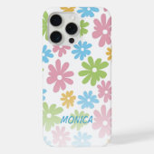 Aangepaste Retro Floral Art Pattern iPhone 12 iPhone Hoesje (Achterkant)