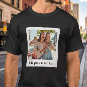 Aangepaste retro foto t-shirt