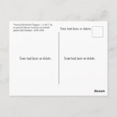 Aangepaste  Retro Funny Cute Dachshund Puppies Briefkaart (Achterkant)