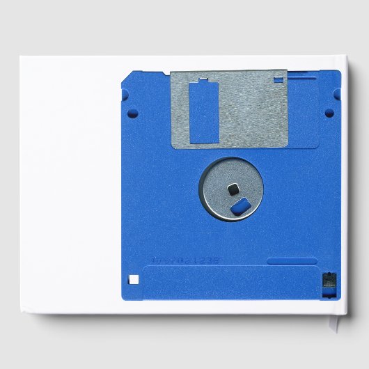 Aangepaste Retro Game Birthday diskettestation 3,5 Gastenboek (Achterkant)