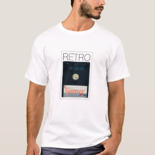 Aangepaste Retro Gamer diskette 3-inch CPC 6128 T-shirt