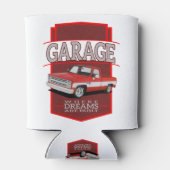 aangepaste retro garage c10 blikjeskoeler (Achterkant)