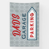 Aangepaste Retro Parkbord Banner (Verticaal)