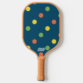 Aangepaste Retro Pickleball Paddle (Achterkant)