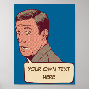 Aangepaste retro poster