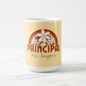 Aangepaste Retro Principal Mok met Naam (Center)