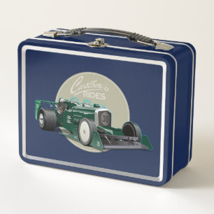 Aangepaste retro race auto concept