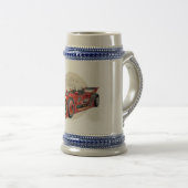 Aangepaste retro race auto concept bierpul (Voorkant rechts)